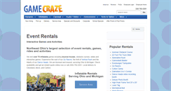 Desktop Screenshot of gamecrazeparty.com